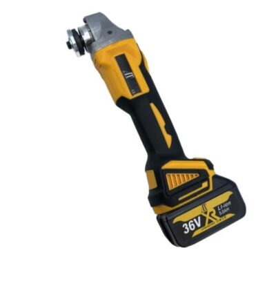 Polizor unghiular (Flex) AT PERFORMANCE®, cu 2 acumulatori 36 V, 5 Ah, 9000 Rpm, 125 mm, statie incarcare, valiza inclusa si accesorii, Negru/Galben. - Casa, Gradina & Bricolaj - atMag.ro