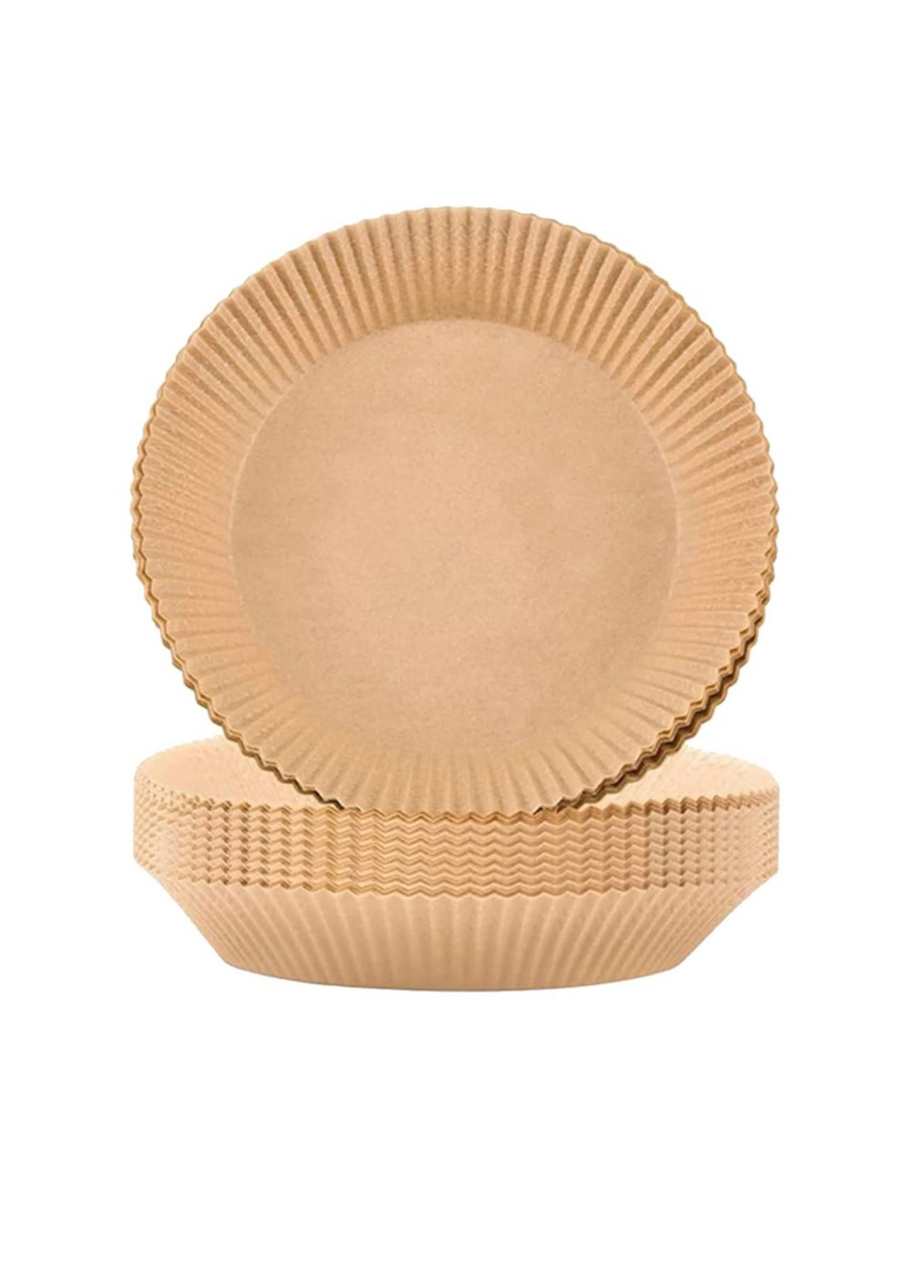 Set 100 bucati hartie de copt, Unica folosinta, Pentru air fryer, 16x16x4.5 cm, Maro, Rotunde - Accesorii friteuze - atMag.ro Set 100 bucati hartie de copt, Unica folosinta, Pentru air fryer, 16x16x4.5 cm, Maro, Rotunde - Accesorii friteuze - atMag.ro