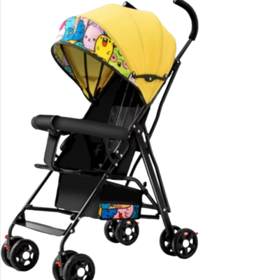 Carucior Portabil pentru Bebelusi, AT PERFORMANCE® - Compact, Usor si Rezistent, imprimeu animat - Carucioare si sisteme transport bebe - atMag.ro