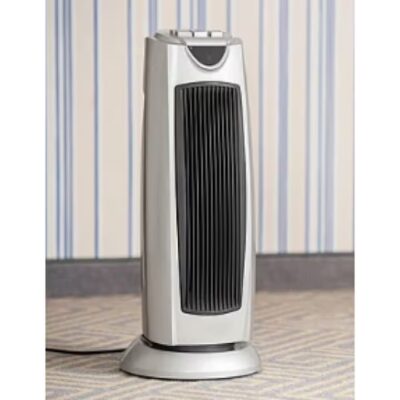 Aeroterma electrica, AT PERFORMANCE®, cu ventilator, ceramica turn, LCD, 1-8 ore, 2000 W, Gri. - Electrocasnice & Climatizare - atMag.ro