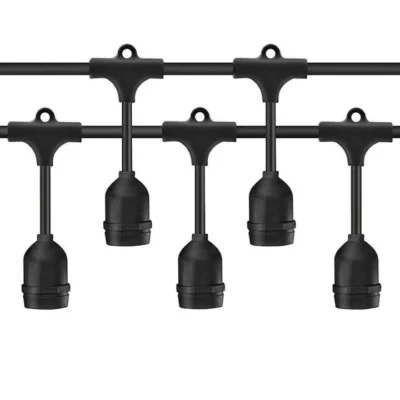 Ghirlanda luminoasa, decorativa, interconectabila, AT PERFORMANCE®, 5m, 10 Becuri LED, Lumina Alb Cald - Decoratiuni, Ornamente si articole Craciun - atMag.ro