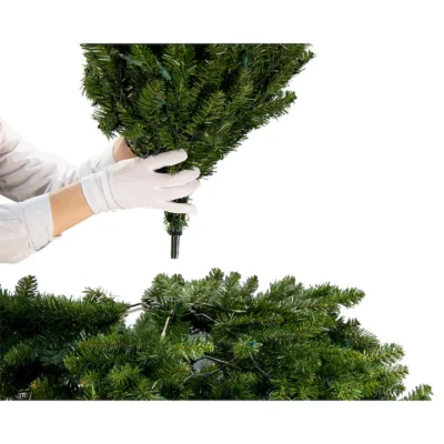 Brad artificial 3D  AT PERFORMANCE®, cu suport metalic, inaltime 180 cm - Brazi artificiali de Craciun - atMag.ro