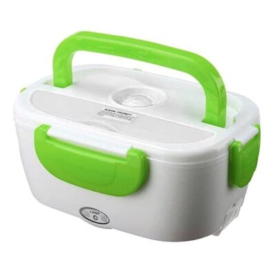 Caserola Termica pentru Mancare cu 2 Compartimente, AT PERFORMANCE, Volum 1 5L Putere 40W Pana la 50 Grade Verde. - Accesorii camping si drumetii - atMag.ro