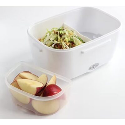 Caserola Termica pentru Mancare cu 2 Compartimente, AT PERFORMANCE, Volum 1 5L Putere 40W Pana la 50 Grade Verde. - Accesorii camping si drumetii - atMag.ro