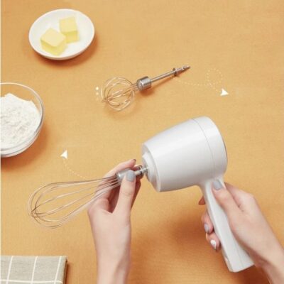 Mixer electric AT PERFORMANCE®, 5 viteze, 20W, 500mA, Alb. - Bucatarie si Servire - atMag.ro