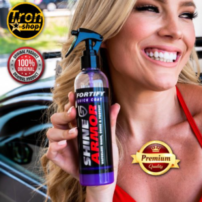 Kit Ceara Lichida auto, Ceramica, Shine Armor, Efect Hidrofob, 236ml - Accesorii auto si intretinere - atMag.ro