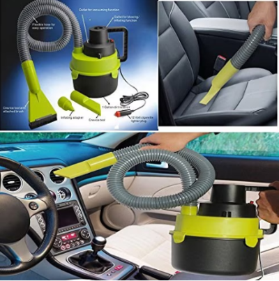 Aspirator auto uscat si umed 12V The Black, verde - Accesorii auto si intretinere - atMag.ro