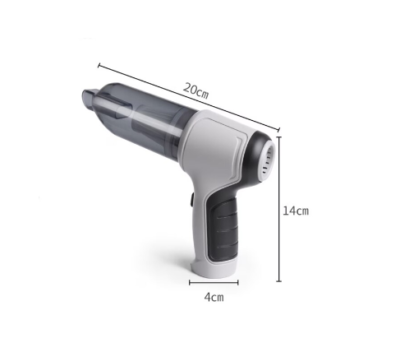 Aspirator portabil At Performance, pentru masina cu baterie litiu 2000mAh, fara fir, de mare putere, aspirare umeda si uscata, aspirare si suflare, 120w, gri - Accesorii auto si intretinere - atMag.ro