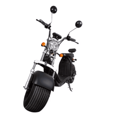 Scuter Electric Negru, Autonomie 45 Km, Viteza maxima 50 km/h, Timp incarcare 5h, Baterie detasabila 20 Ah, Suspensie Fata-Spate, Putere motor 1500W - Scutere Electrice, Trotinete Electrice si Accesorii - atMag.ro