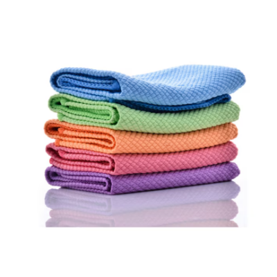 Lavete microfibra, set 5 bucati, AT PERFORMANCE®, 25x25cm, Multicolor - Bureti vase si lavete - atMag.ro