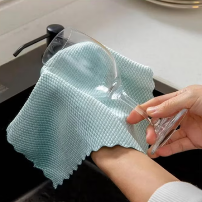 Lavete microfibra, set 5 bucati, AT PERFORMANCE®, 25x25cm, Multicolor - Bureti vase si lavete - atMag.ro