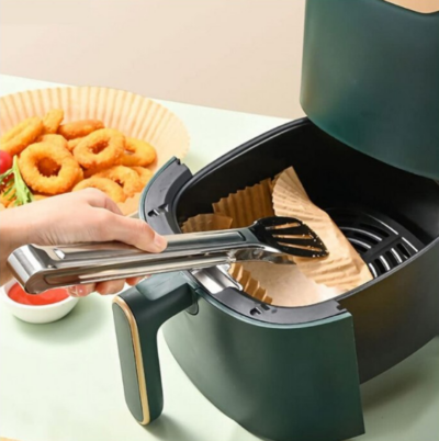 Set 50 Hartii de Copt pentru Friteuza, At Performance, 16 x 4.5 cm, Unica Folosinta, Maro - Friteuze - atMag.ro