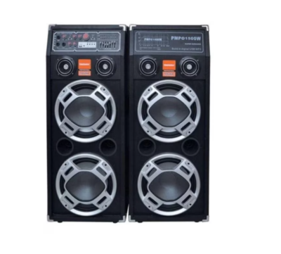 Set 2 Boxe audio 2304 , AT PERFORMANCE®, Original Temeisheng, Functie Bluetooth, SD Card, USB, 350w, Jocuri de lumini, Amplificator si Egalizator, Control Volum/Bass/Treble, Negre - Boxe - atMag.ro