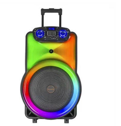 Boxa portabila Audio Kolav 1502, Functie Bluetooth, SD Card, USB, 300w, Jocuri de lumini, Control Volum/Bass/Treble, Negru - Boxe portabile - atMag.ro