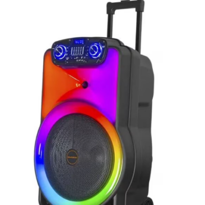 Boxa portabila Audio Kolav 1502, Functie Bluetooth, SD Card, USB, 300w, Jocuri de lumini, Control Volum/Bass/Treble, Negru - Boxe portabile - atMag.ro