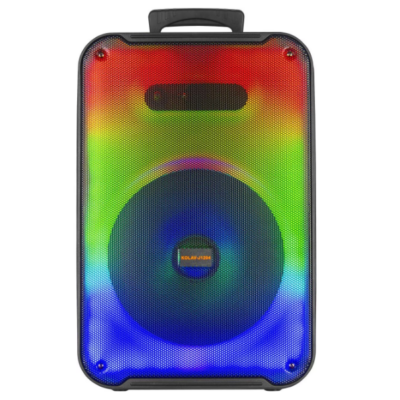 Boxa bluetooth portabila kolov J1204, USB, Radio FM, telecomanda, microfon, joc de lumin RGB - Boxe portabile - atMag.ro