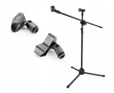 Suport microfon Massa, 200 cm, 2 manere, Negru, AT PERFORMANCE - Suporturi si Stative - atMag.ro