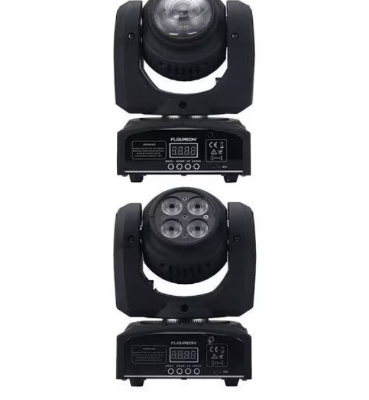 Proiector joc de lumini Double Face Moving Head Light, AT PERFORMANCE®, 30 x 20 x 24 cm, negru - Echipamente lumini - atMag.ro