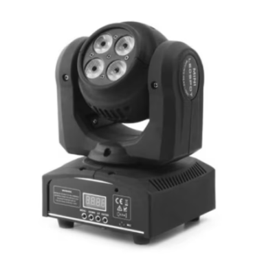 Proiector joc de lumini Double Face Moving Head Light, AT PERFORMANCE®, 30 x 20 x 24 cm, negru - Echipamente lumini - atMag.ro