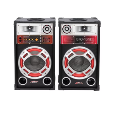 Set 2 Boxe, At Performance, 1 Activ + 1 Pasiv, 610D, 2 x 75 W, Bluetooth, Usb, TF Card, Nivel Volum, 2 Intrari Microfon, Negru - Boxe - atMag.ro