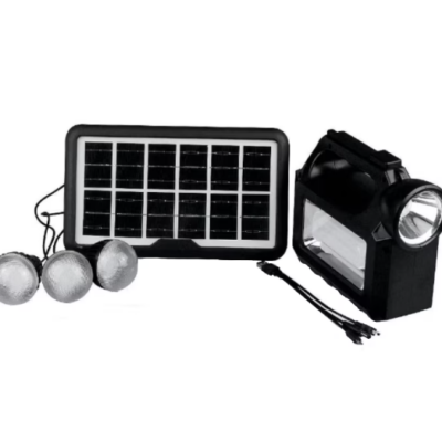 Kit Solar Lanterna 3 becuri cu panou solar portabil GD Lite GD-8017 Music - Articole solare camping - atMag.ro