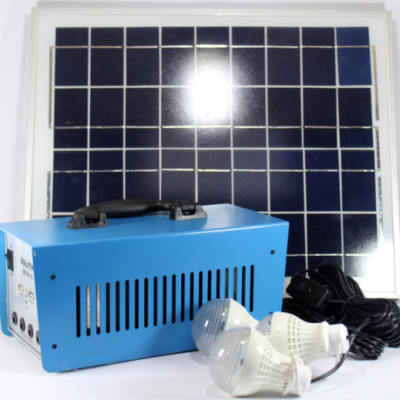 Sistem voltaic GDLITE GD-8018 cu 3 becuri, 2 x USB si panou voltaic - Articole solare camping - atMag.ro