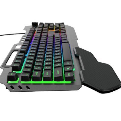 Tastatura Gaming Iluminata RGB Rainbow At Performance,720 USB, Neagra - Birouri gaming, Mouse-uri si Tastaturi - atMag.ro