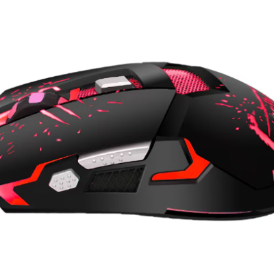 Mouse Gaming Weibo, S10 cu senzor optic rezolutie 1600/2400/3200 DPI, Rosu - Birouri gaming, Mouse-uri si Tastaturi - atMag.ro
