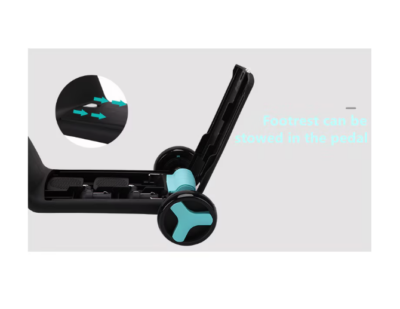 Tricicleta, 3 In 1, Pentru Copii, AT Performance, Cadru Otel, Ghidon Reglabil, Pedale Detasabile, Compartiment Depozitare, Sarcina maxima 25Kg, Negru/Albastru - Triciclete - atMag.ro