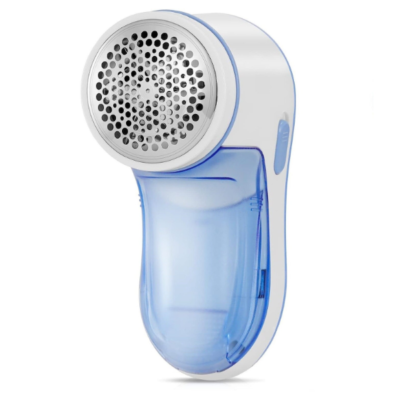 Aparat de curatat scame, AT PERFORMANCE®, 8800 rotatii/min, cutit cu 3 lame din inox, USB, Alb/Albastru - Altele - atMag.ro