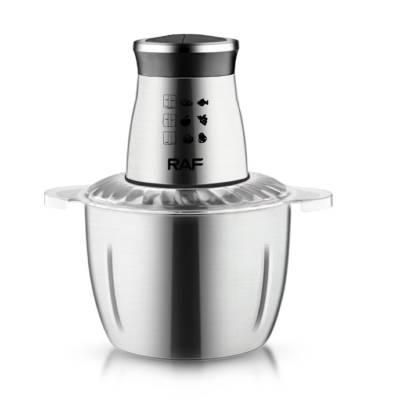 Tocator Electric Profesional, AT PERFORMANCE, Bol 3L Inox, Putere 1000W, 4 Lame, Carne si Legume, Negru - Blendere si Tocatoare - atMag.ro