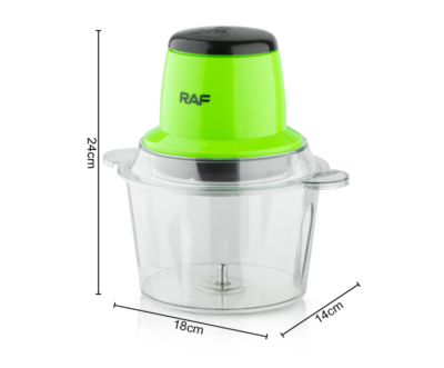 Aparat RAF electric de tocat/maruntit alimente, AT PERFORMANCE, 2L, Verde - Blendere si Tocatoare - atMag.ro