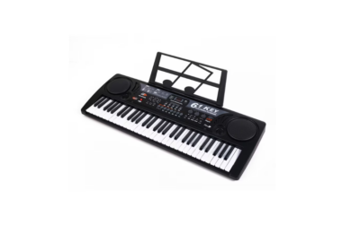 Orga electronica 61 clape MQ-809 pentru copii, AT PERFROMANCE, redare din USB sau jack AUX, Microfon inclus - Orga electrica - atMag.ro