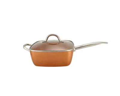 Tigaie non-aderenta multifunctionala, AT PERFORMANCE, 5 functii de gatire, invelis triplu de ceramica - Tigai - atMag.ro