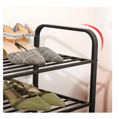 Suport Metalic, Pentru Pantofi, At Performance, Cu 4 Nivele 58x60x 23 cm, Negru - Electrocasnice pentru bucatarie - atMag.ro