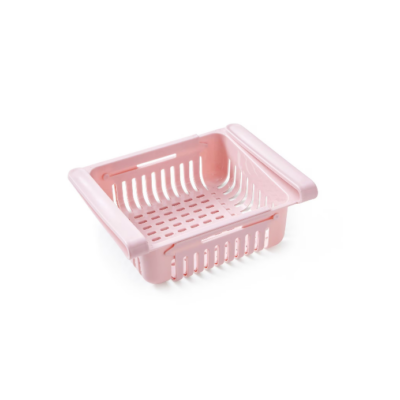 Organizator frigider, At Perfomance, sertar, extensibil, Roz - Organizare si depozitare - atMag.ro