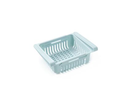 Organizator frigider, At Perfomance, sertar, extensibil, Albastru - Organizare si depozitare - atMag.ro