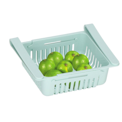 Organizator frigider, At Perfomance, sertar, extensibil, Albastru - Organizare si depozitare - atMag.ro