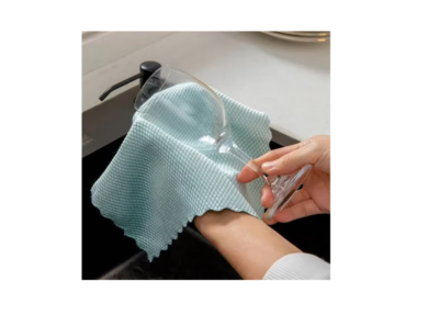 Mop triunghi pentru podea, sau tavan, rotativ 360 grade, lungime ajustibila, simplu de curatat, albastru +set 5 bucati lavete, AT PERFORMANCE®, 25x25cm, Multicolor - Bureti vase si lavete - atMag.ro