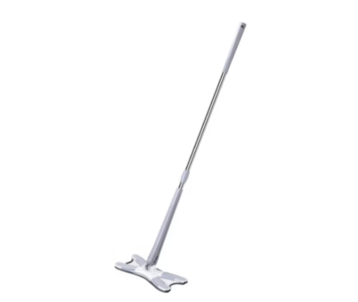 Mop cu burete din fibre cu stoarcere tip X Mop, AT PERFORMANCE®, mop plat, Gri Alb. - Electrocasnice pentru bucatarie - atMag.ro