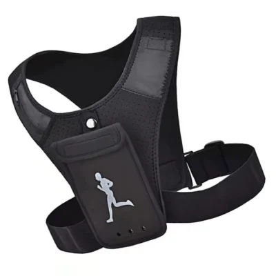 Veste de alergat, AT PERFORMANCE®, cu Suport pentru telefon, Usoara, Reglabila, M-XL, Negru. - Sport & Travel - atMag.ro