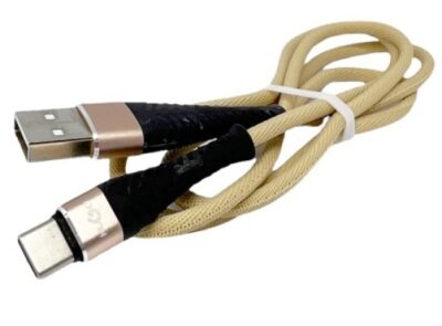 Cablu de date si incarcare, USB - Tip C, Panzat, Lungime 1 m, s-22 - Altele - atMag.ro