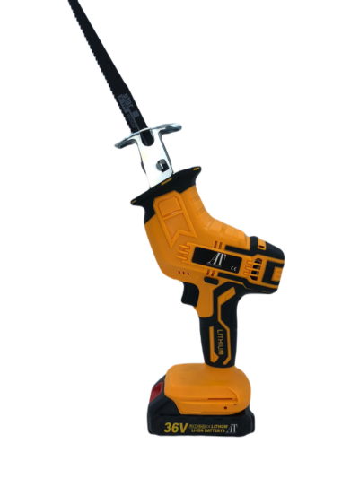 Fierastrau sabie, AT PERFORMANCE®, 3000 RPM DE 36V, 2 Baterii, 4 Panze, led iluminare, ABS/Metal. - Scule electrice si Unelte - atMag.ro