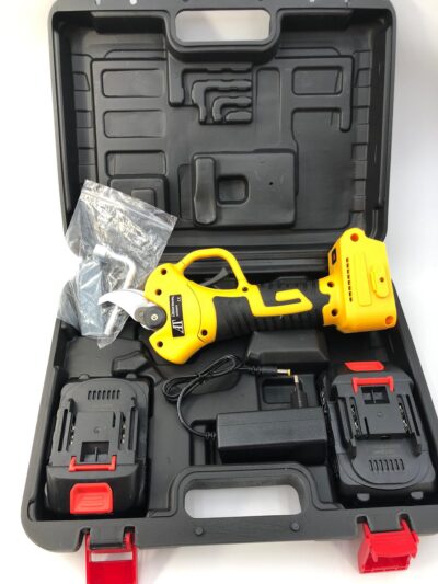 Foarfeca electrica pe acumulator pentru gradina AT PERFORMANCE®, 36 V, putere maxim 800 W, valiza de transport, taiere maxim 25 mm, contine: 2 acumulatori 2.0 Ah + incarcator + valiza transport. - Casa, Gradina & Bricolaj - atMag.ro