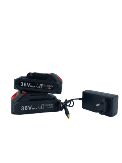 Fierastrau mini cu lant, AT PERFORMANCE®, 2 lanturi, 2 Baterii, 36V, Iluminare LED, Negru/Galben. - Coase electrice si Motocoase - atMag.ro