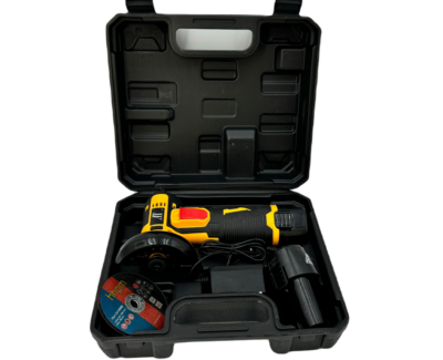 Mini Polizor Flex Unghiular Portabil, AT PERFORMANCE®, 2 acumulatori 12V, 750W, 1500 mAh, 19500 rpm, 2 discuri 76 mm, Autonomie Mare, Portocaliu/Negru. - Casa, Gradina & Bricolaj - atMag.ro