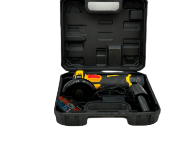 Mini Polizor Flex Unghiular Portabil, AT PERFORMANCE®, 2 acumulatori 12V, 750W, 1500 mAh, 19500 rpm, 2 discuri 76 mm, Autonomie Mare, Portocaliu/Negru. - Casa, Gradina & Bricolaj - atMag.ro