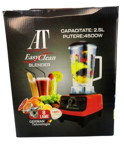 Blender 2 in 1, At Performance, Ice Crusher, 15 viteze, 32.000 rpm, 4500w, Puls, 2.5 L, Negru cu Rosu. - Blendere si Tocatoare - atMag.ro