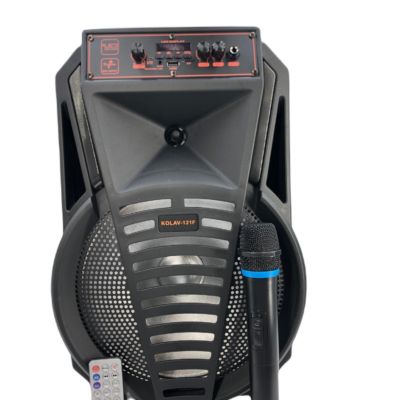 Boxa Bluetooth activa cu telecomanda AT PERFORMANCE®, portabila, 1200 W, tip troller bass puternic , microfon Bluetooth, Bluetooth, AUX, Radio Fm, USB. - Amplificatoare - atMag.ro