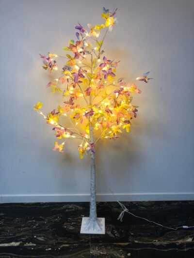 Pom de Craciun AT PERFORMANCE® 150cm, cu Lumini LED calde, Flexibil, Alimentare USB - Decoratiuni - atMag.ro